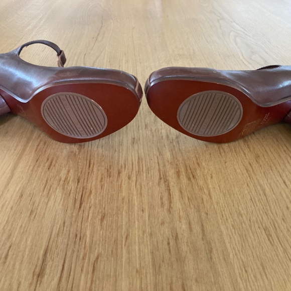 Chie Mihara Brown T-Strap Heels - Picture 8 of 12